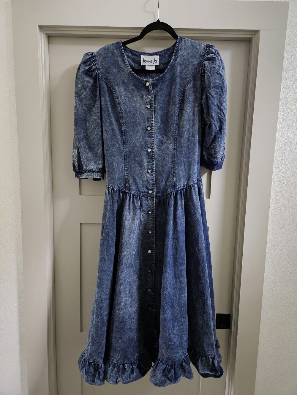 Vintage Bonne Foi Denim Dress 80s/90s